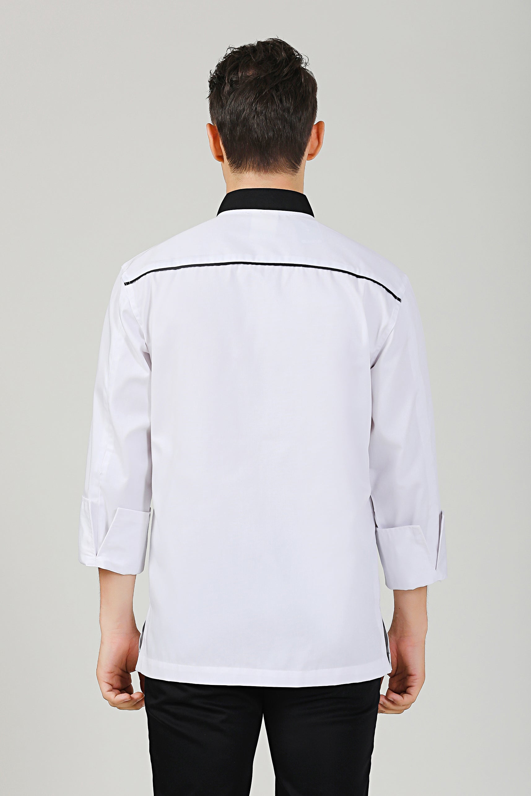 Willow White Chef Jacket, Long Sleeve - GreenChef Sdn. Bhd.