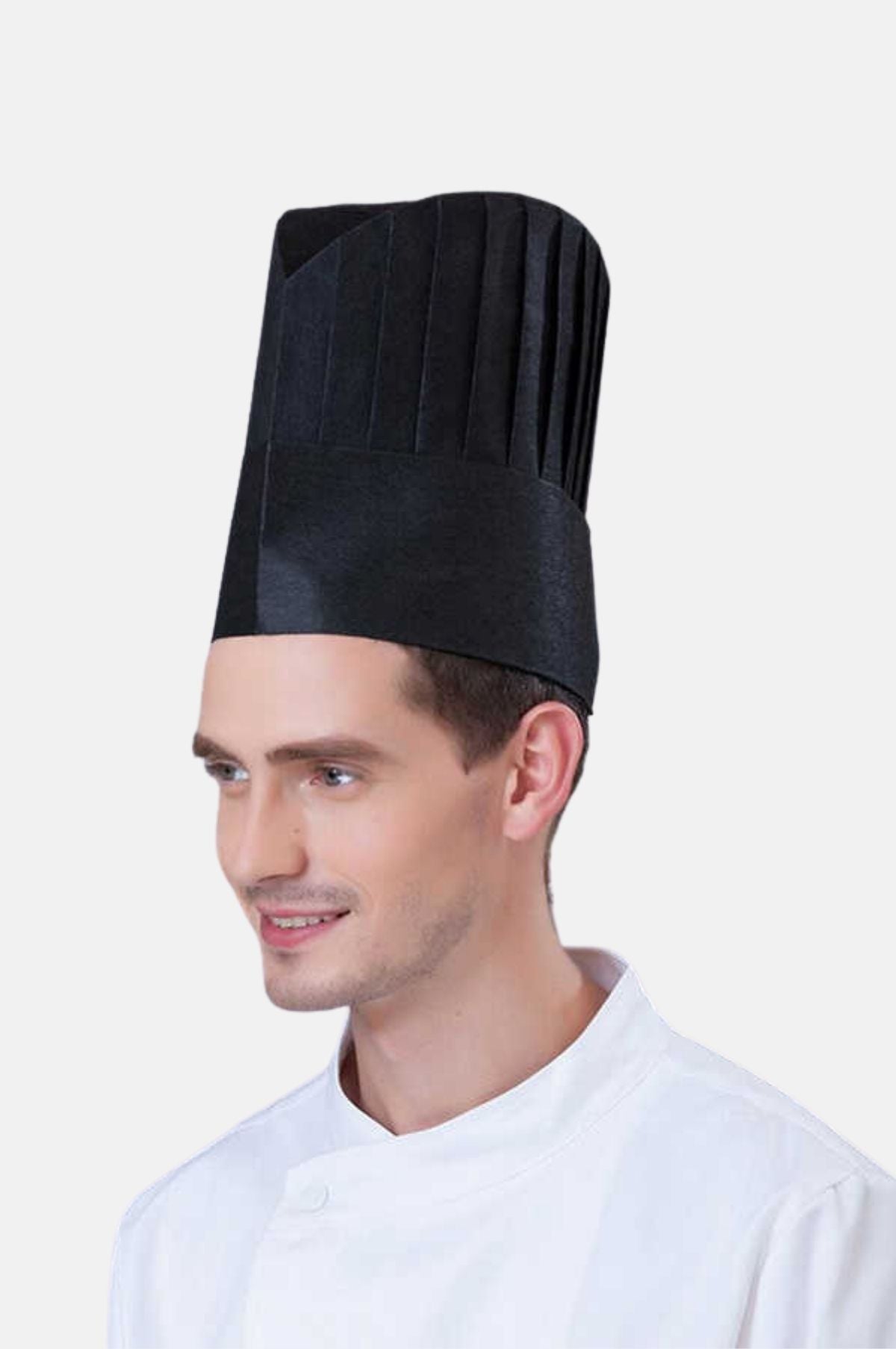 Disposable Chef Hat Black