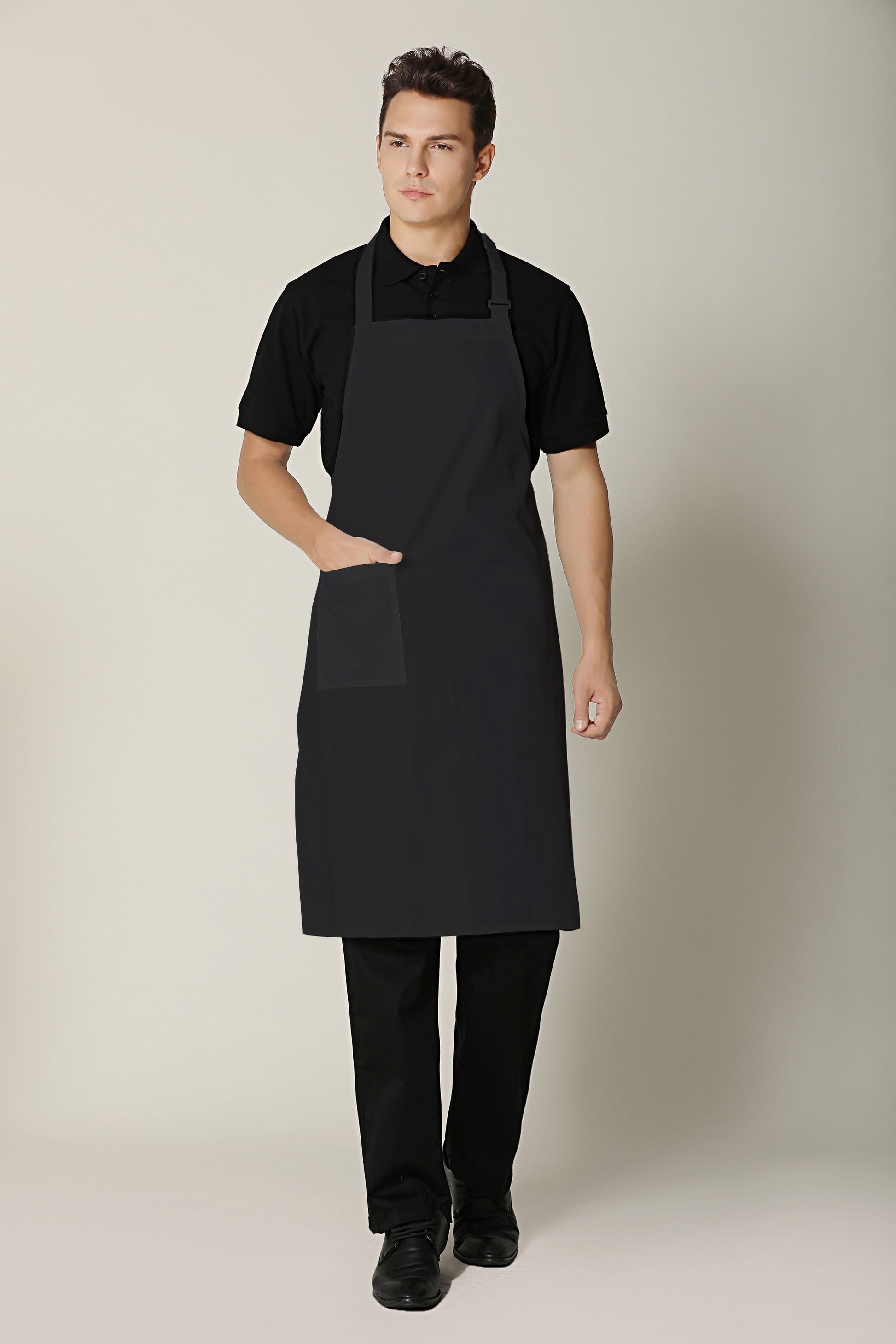 Kitchen Bib Apron Black