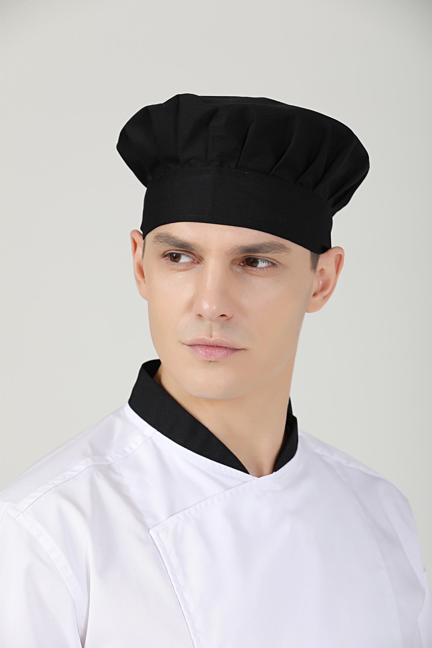 Kitchen Poppy Black Chef Toque