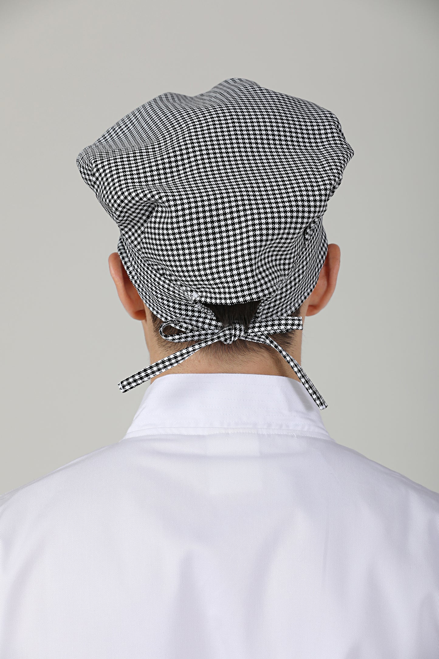 Kitchen Poppy Checkered Chef Toque