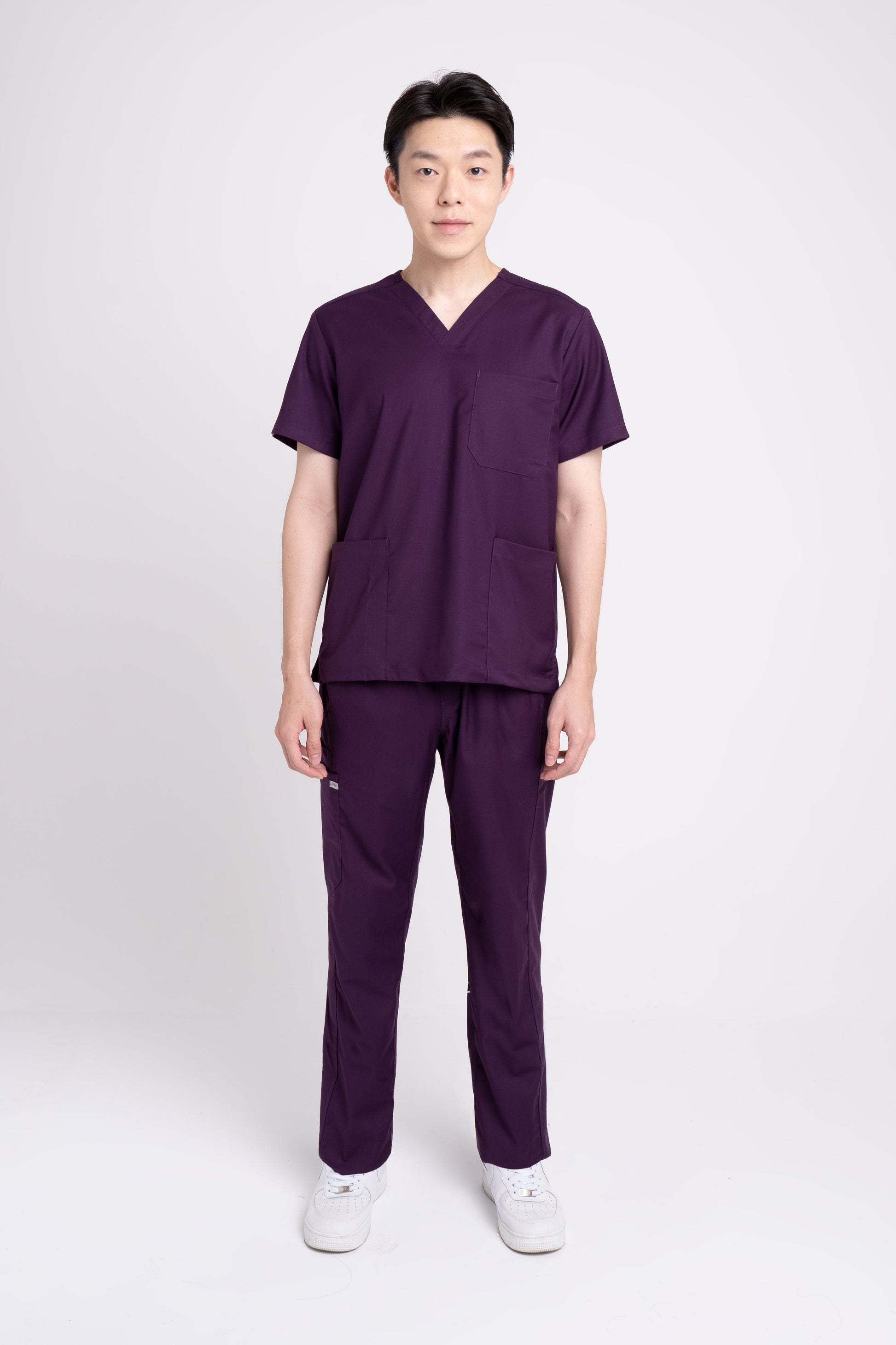 Lucas Purple Scrub Top, Men
