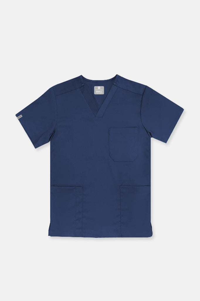 Lucas Blue Scrub Top, Men - GreenChef Sdn. Bhd.