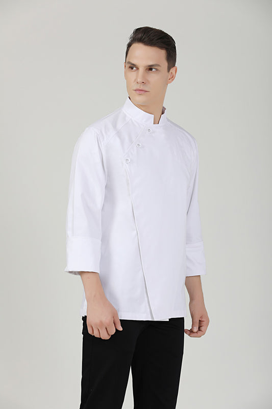 Pine White Chef Jacket, Long Sleeve