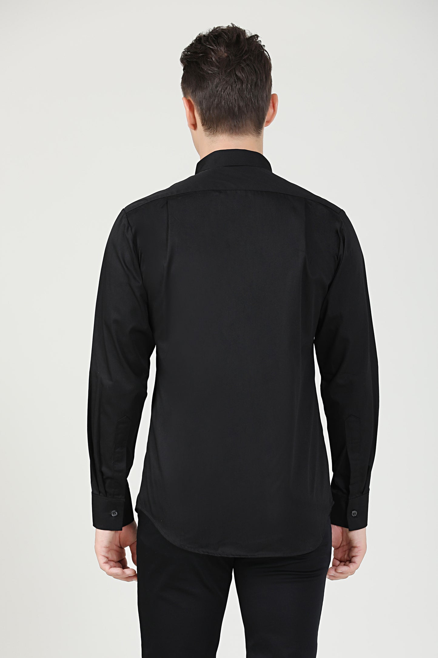 Service Shirt Long Sleeve Black Unisex