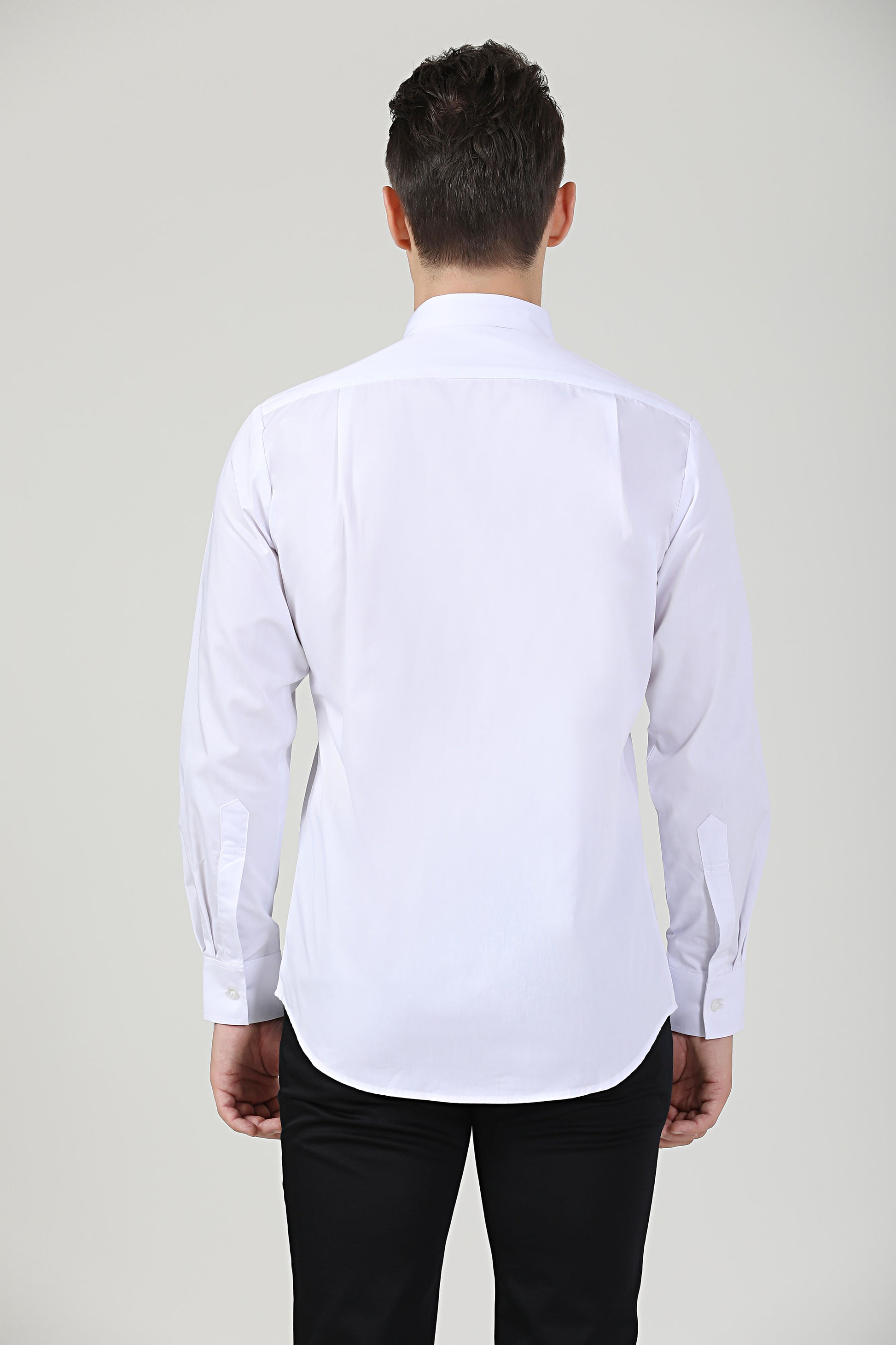 Service Shirt Long Sleeve White Unisex