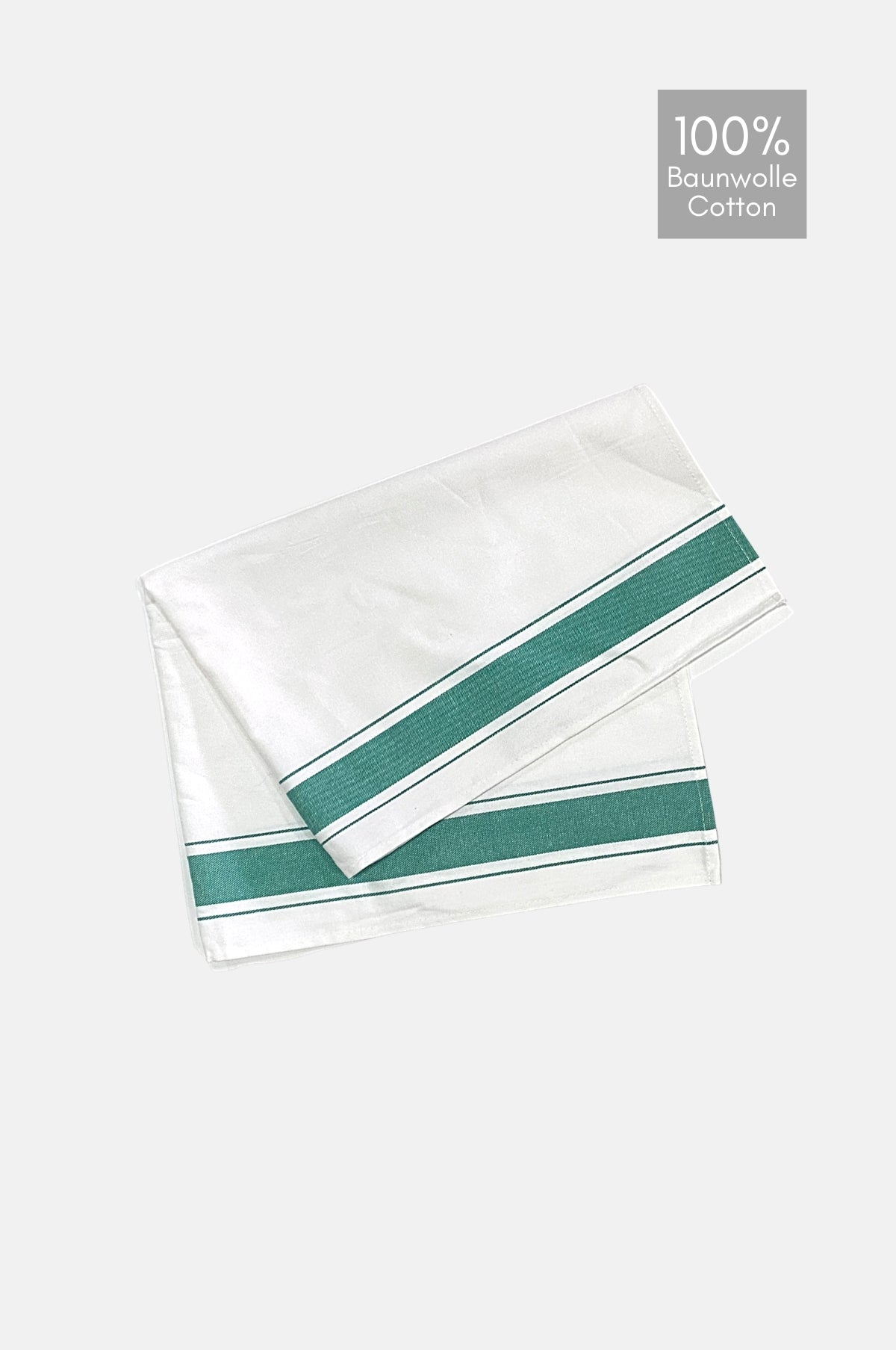 Thin Stripes Kitchen Towel Green